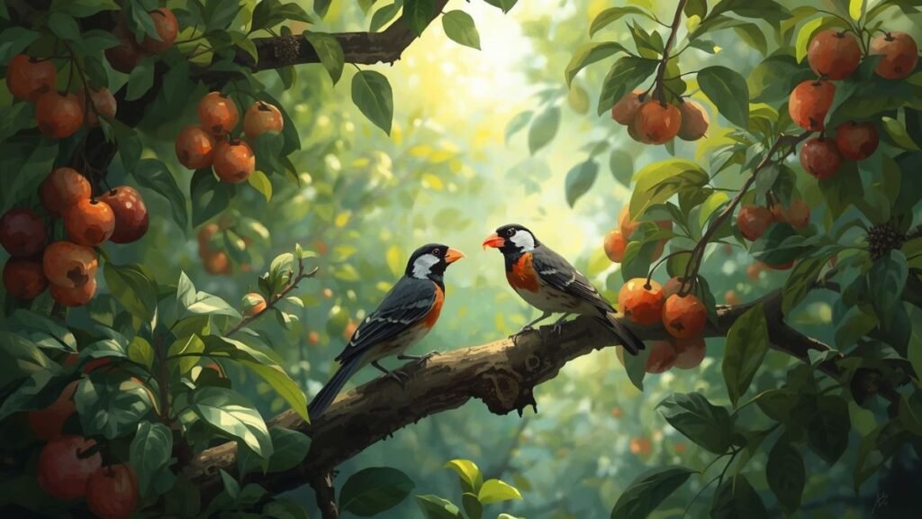 Aves podem comer frutas?